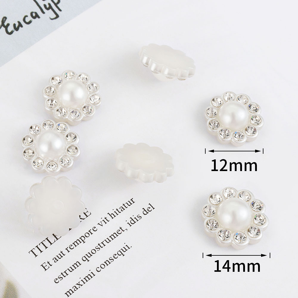 50pcs White Flat Imitation Pea - огляд і ціна Resin Art Jewelry Kit