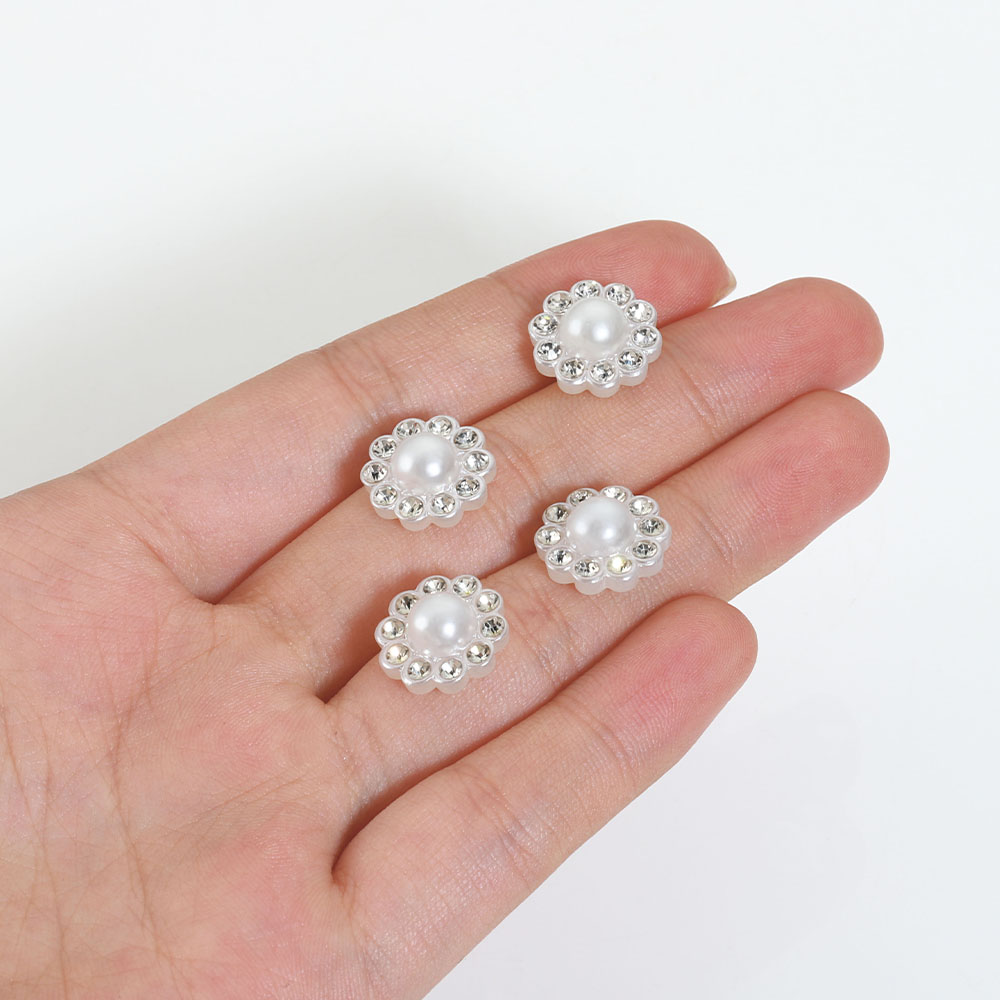 50pcs White Flat Imitation Pea - огляд і ціна Resin Art Jewelry Kit