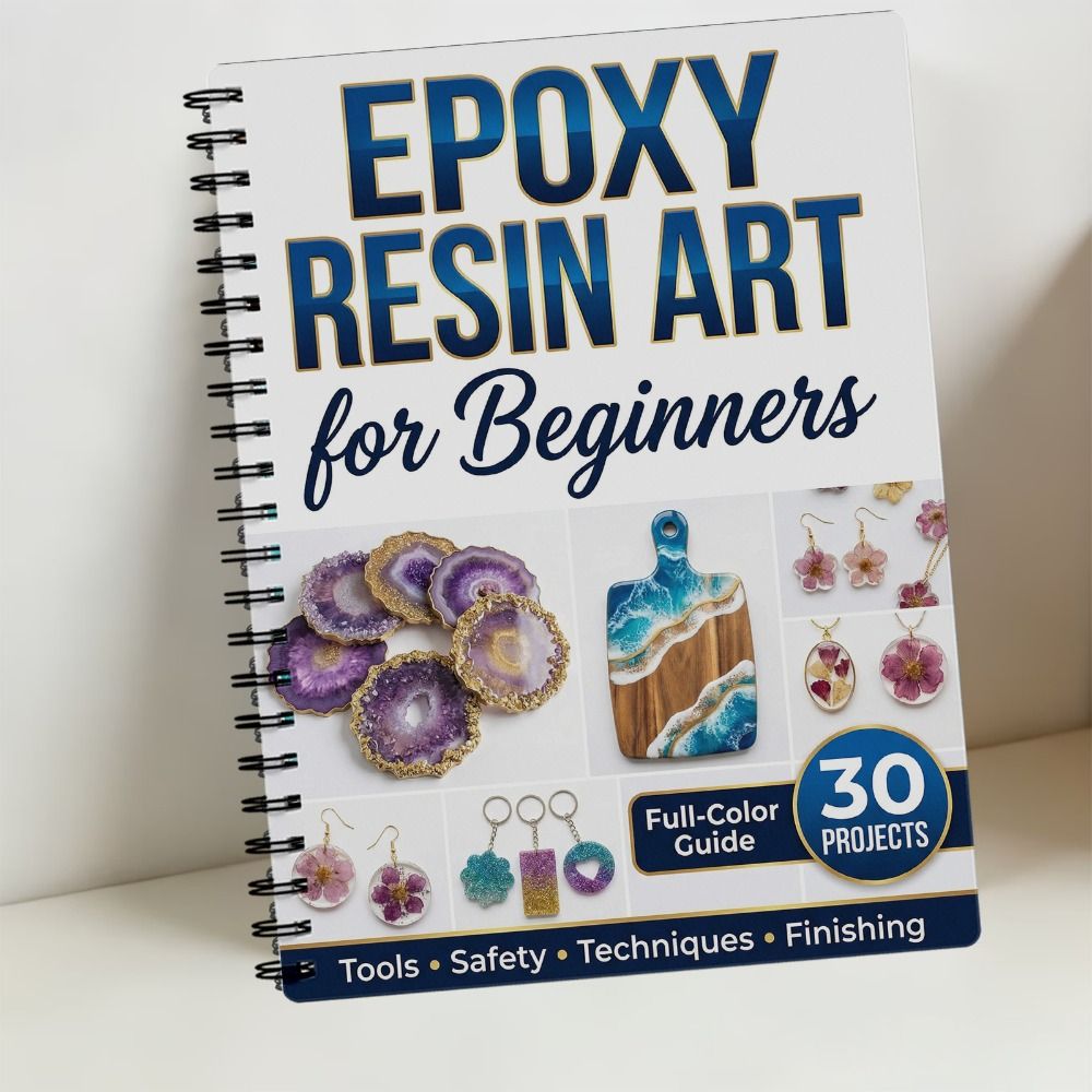 Step-by-Step Epoxy Resin Art H - огляд і ціна Resin Art Tutorial