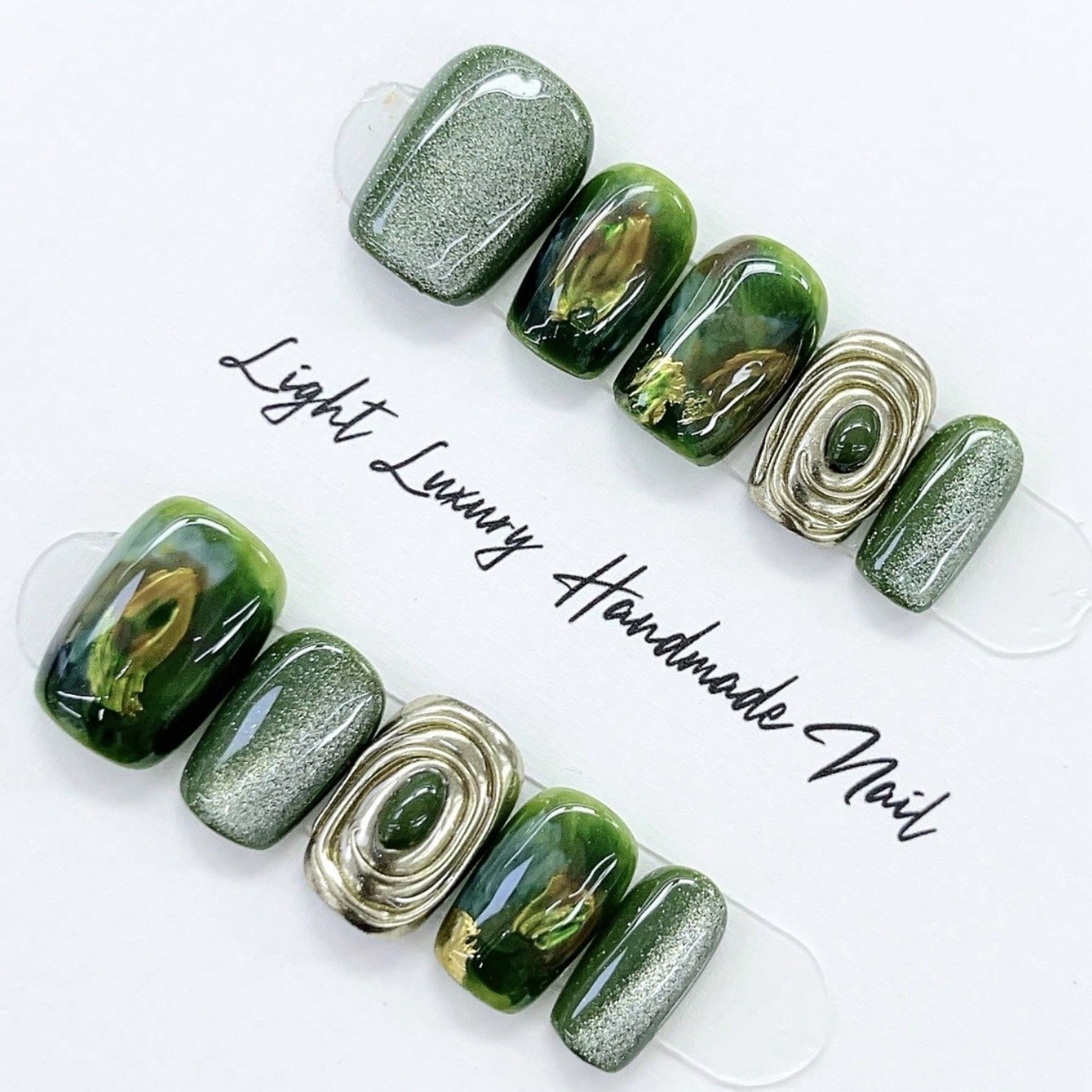 10pcs Pure Hand Pressed Short  - огляд і ціна Resin Art Glitter